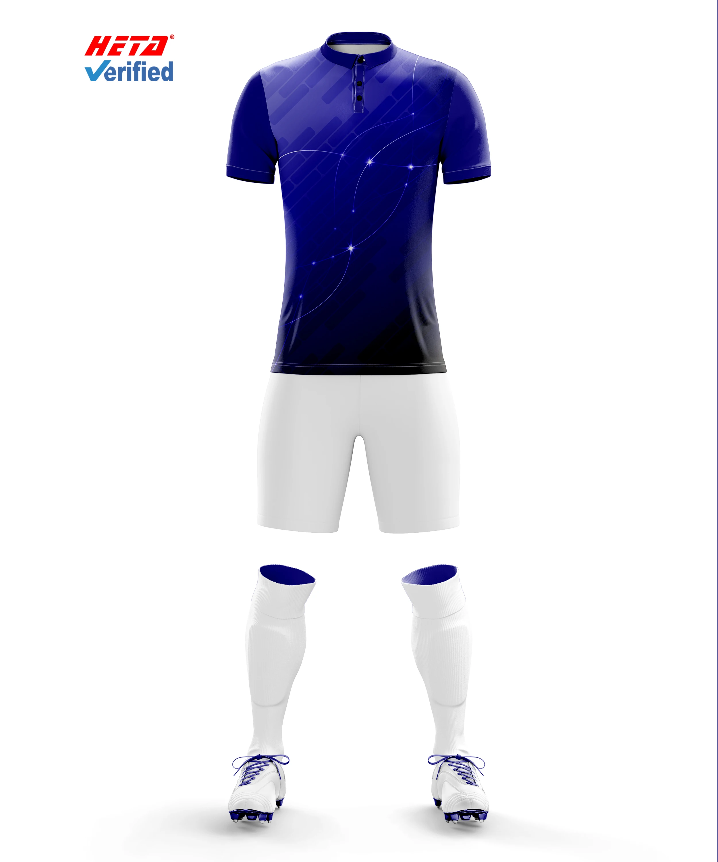 
Custom breathable sports polo shirt sublimation printed badminton uniform sets unisex jersey design for badminton wear 