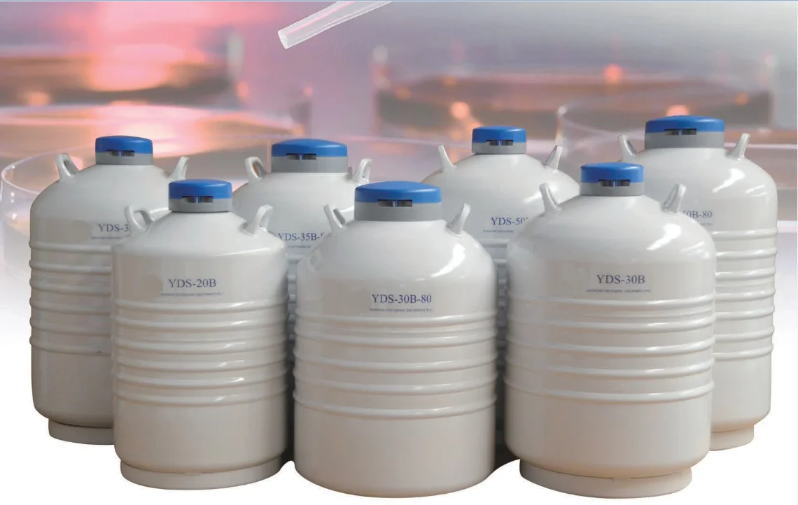 YDS-2 Artificial Insemination Cryogenic liquid nitrogen Containers Semen storage tank LN2 dewar