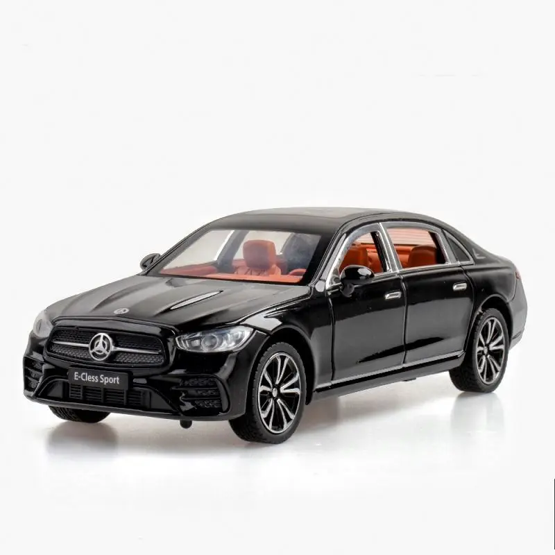 1:24 масштабные модели автомобилей Benz E300L со звуком и светом металлическая модель автомобиля игрушки для украшения Modelo del coche