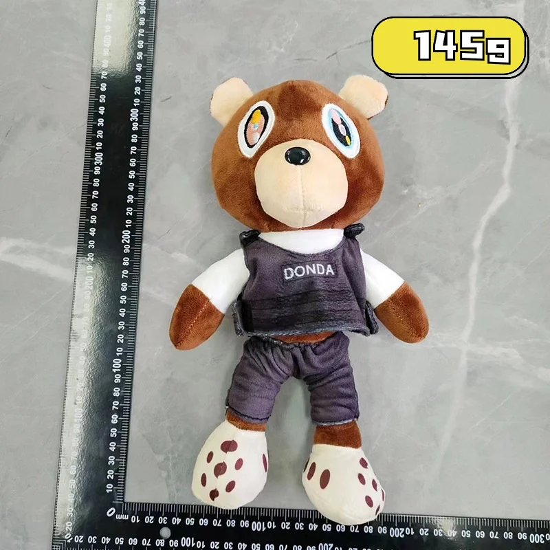 DOULUO new arrival Kanye Teddy Bear Plush Toy Stuffed Animal Plushie Doll Toys Custom Kanye West Bear for Graduation