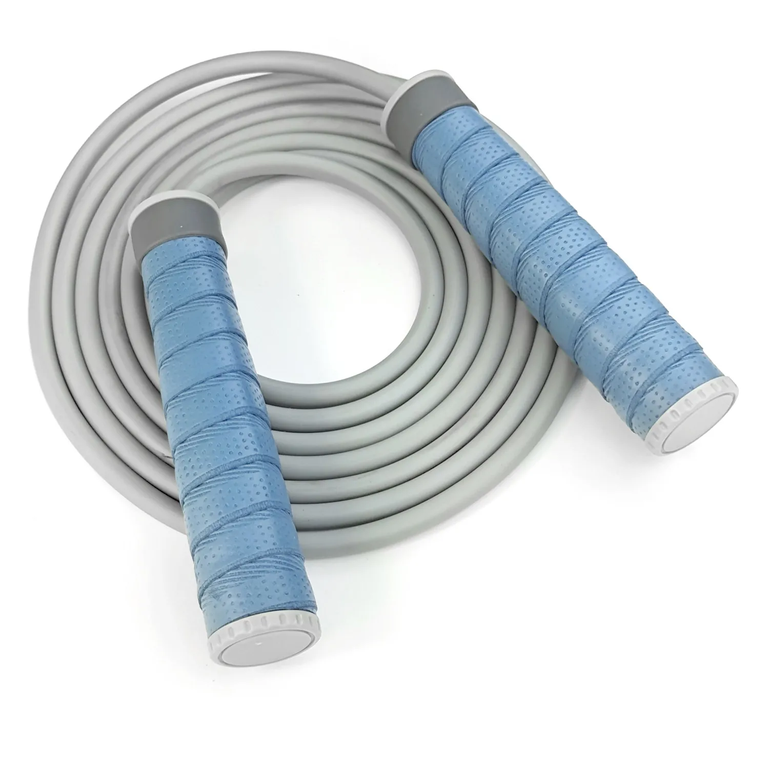 comfortable overgrip handle anti-slip PVC rope Wholesale Gym Custom Logo Adjustable weight skipping jump rope heavy weighted