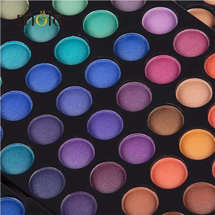 Professional 180 colors create your own brand eyeshadow palette earthy colour cheap makeup palette