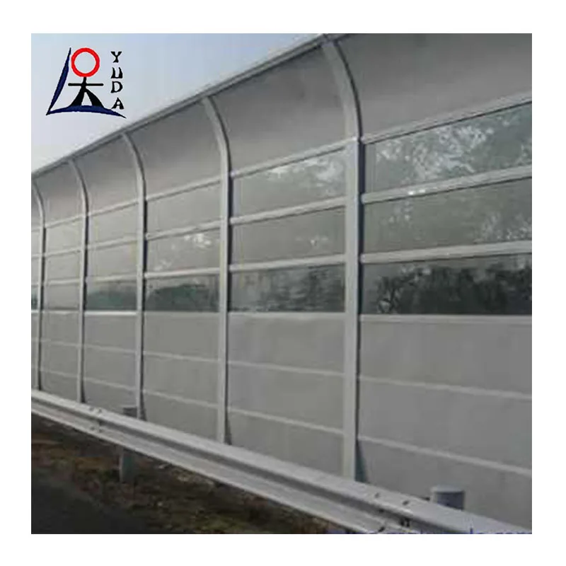 Portable garden pc anti sound barrier absorbing netting sheet aluminum soundproof walls construction metal fencing