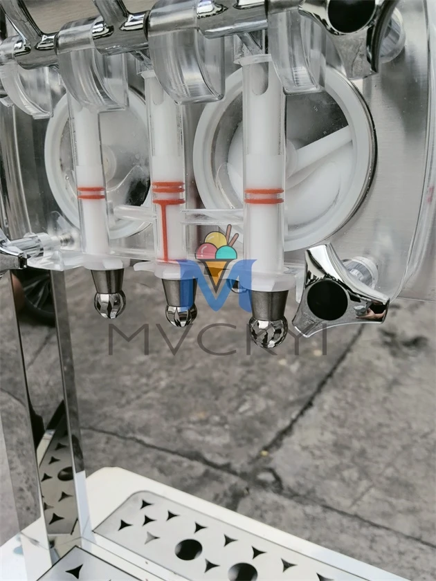 Mvckyi 8 Program SOFT SERVE & FRO YO 3 Flavor SoftyIce Cream Factory price Milk Shake Machine In Fast Food Truck