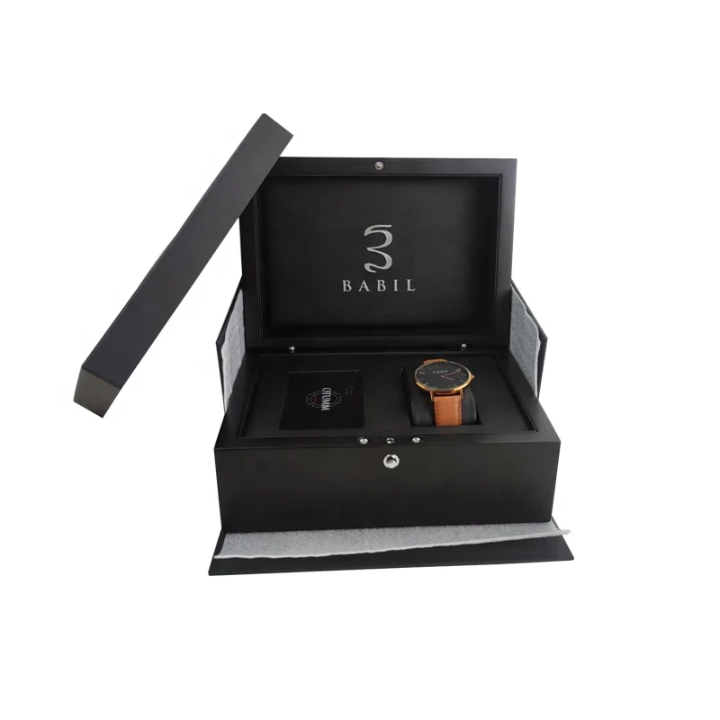 Custom Luxury Gift Wooden Watch Packaging Box