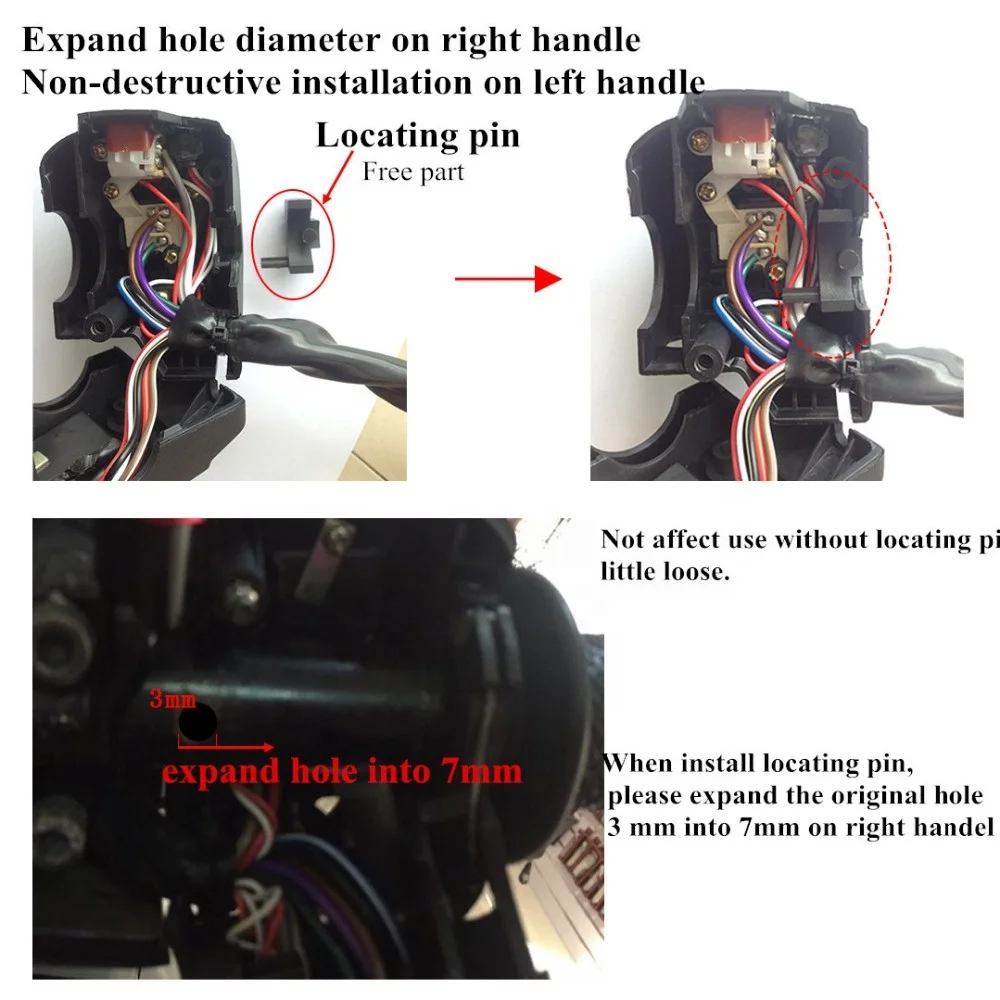  Модифицированный мотоциклетный переключатель NMAX155 NMAX125 NMAX с подсветкой синий светодиодный аварийной фары для yamaha nmax155