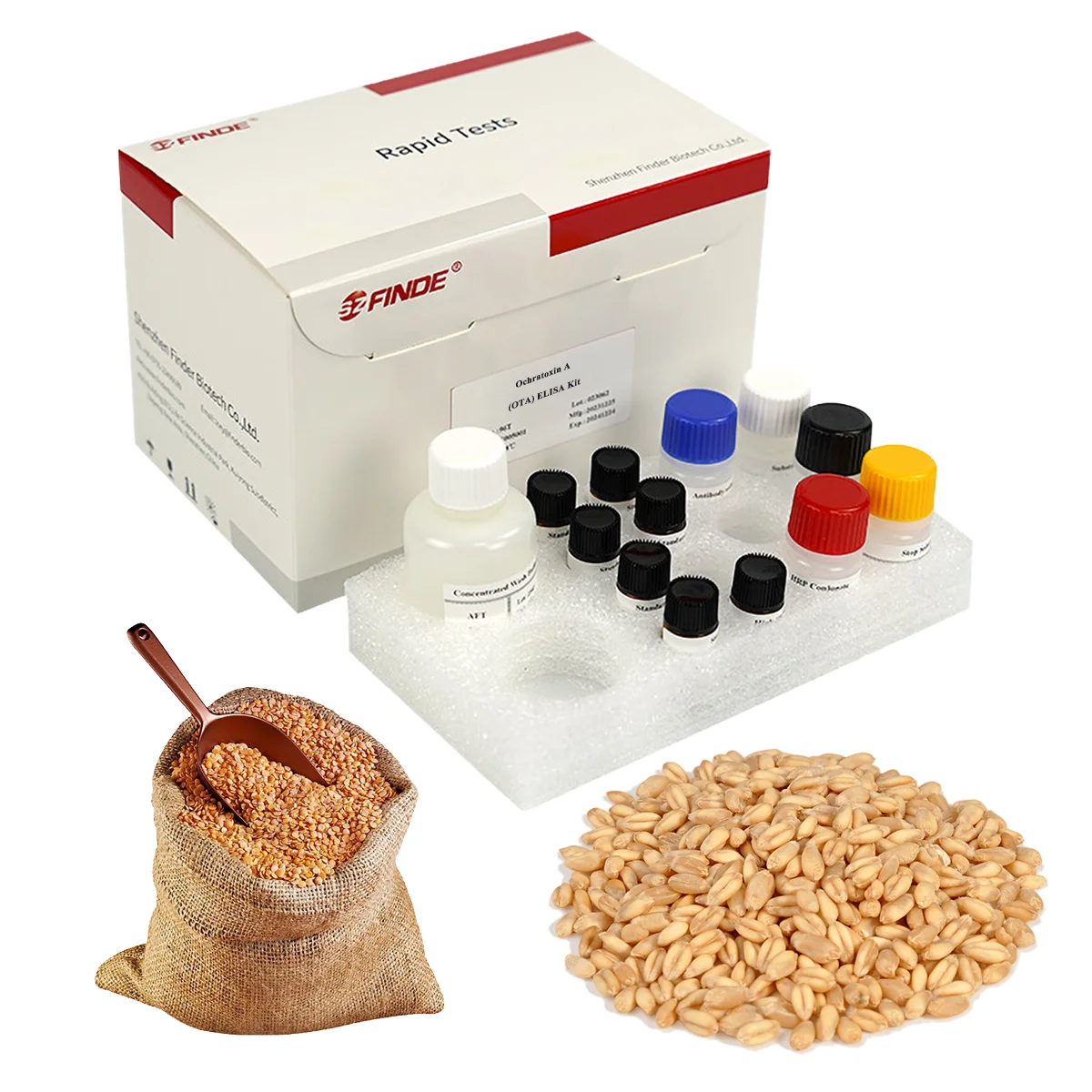 Ochratoxin a (OTA)  ELISA Test Kit Food Safety Testing for Grain and Feed