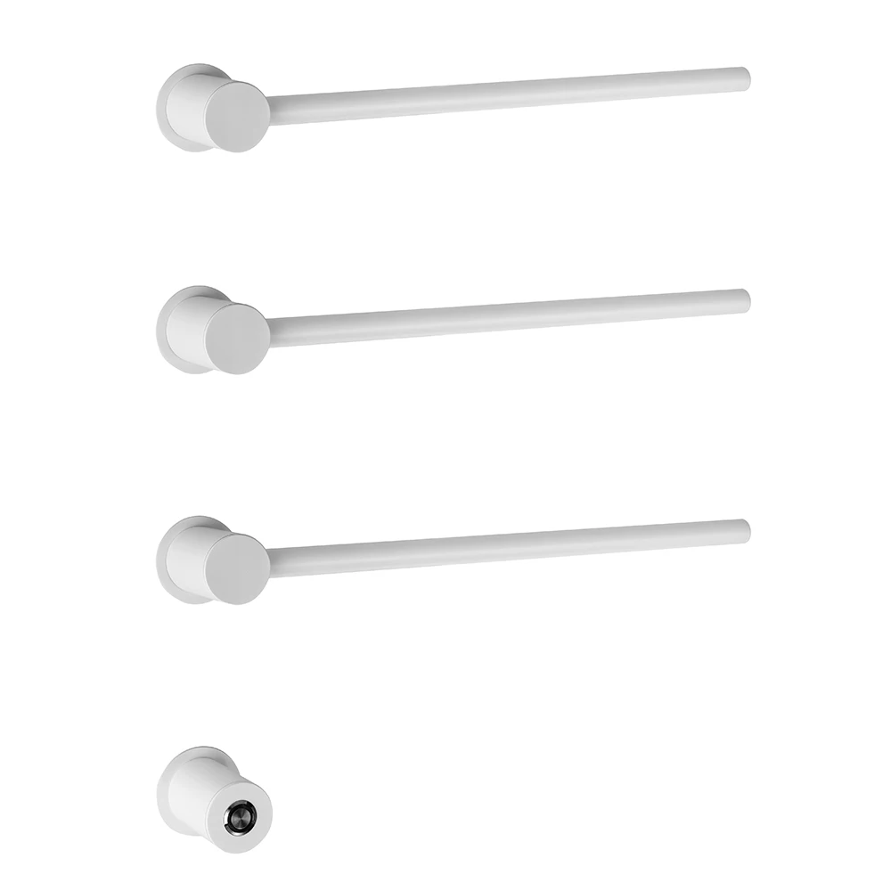 Newest Design 304 Stainless Steel Electric Heating Towel Rack 3 Bars Bathroom Heated Rail Towel Warmer Radiator