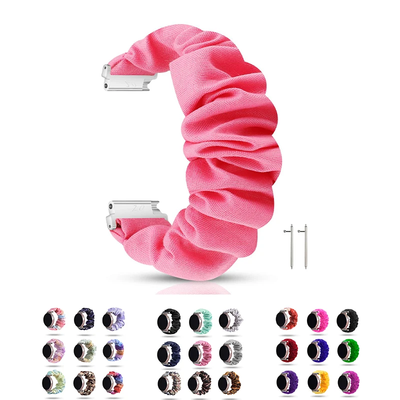 BOORUI Elastic scrunchie for samsung watch strap woman watch strap for samsung galaxy gear s3