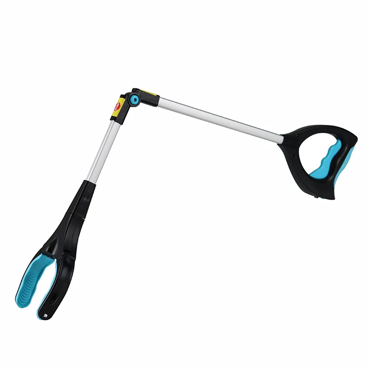 Foldable Long Handle litter trash picker grabber long arm grabber pickup tool extention long reach garbage pick up tool