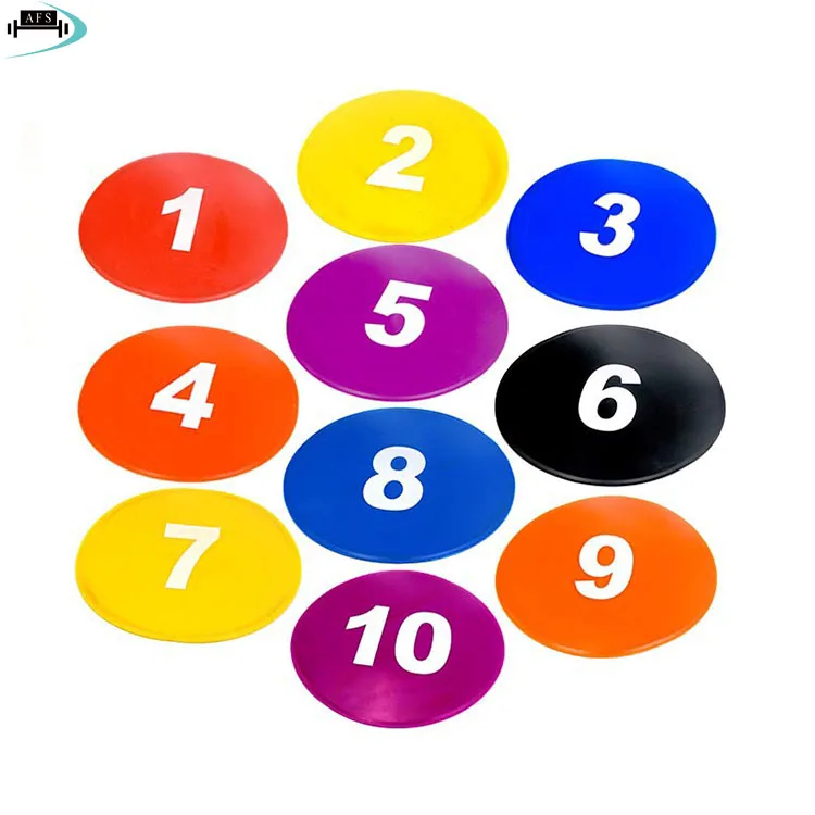  Football Spot Markers Flat Field