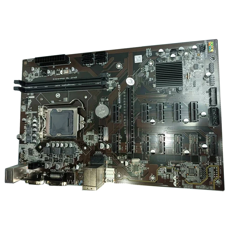 B250 материнская плата PCIe X1 PCI-E X16 LGA 1151 DDR4 SATA USB 3 0 VGA DVI-I для детей возрастом от 12