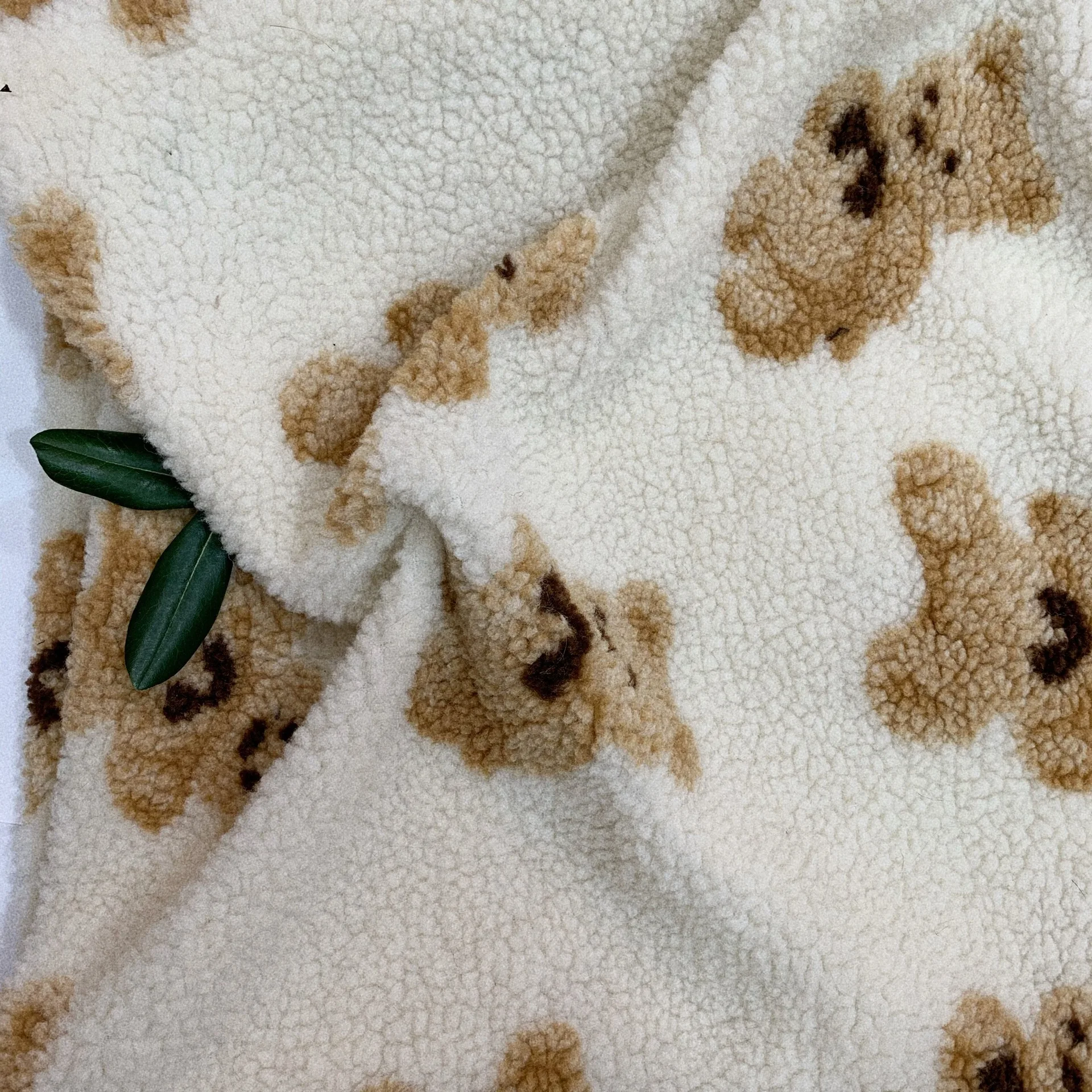 Factory Polyester Sherpa Fleece Fake Sheep Lamb Faux Fur Fabric,Polyester Artificial Fur Fabric