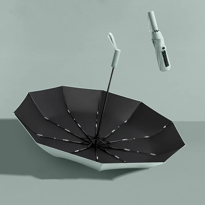 Wholesale Good Quality Windproof Waterproof Auto Open Close Portable Folding Travel Xiaomi 3 Folding Umbrella With Long Handle