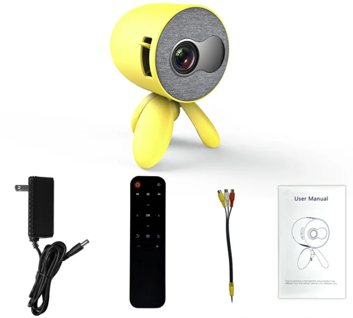 Портативный домашний светодиодный мини-проектор YG220 мобильный телефон YG221 с поддержкой 1080P мультимедийный видеоплеер подарок