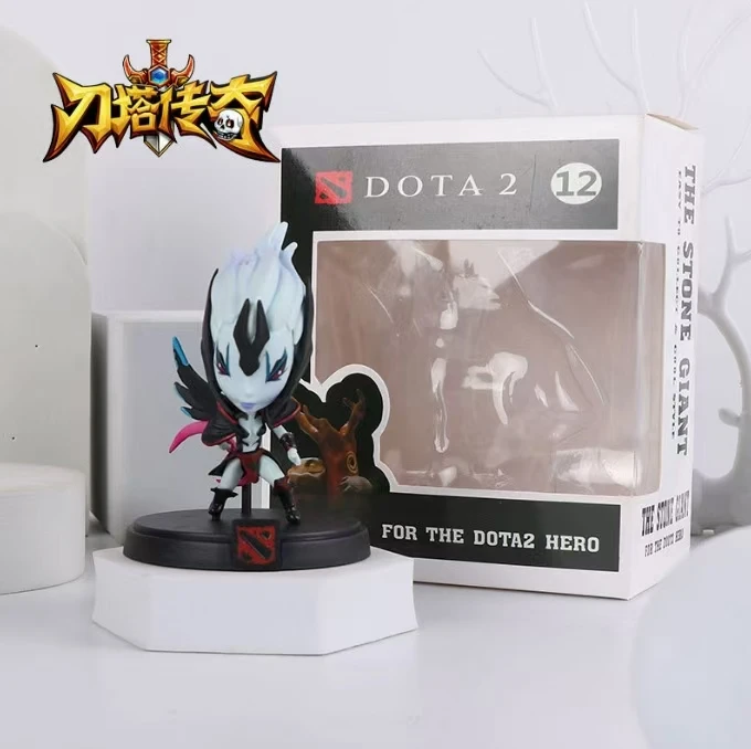 High Quality 12 Style Dota 2 Game Figure Tiny Pudge Doom Boxed Pvc Action Figures Collection Dota2 Toys for Fans Gift