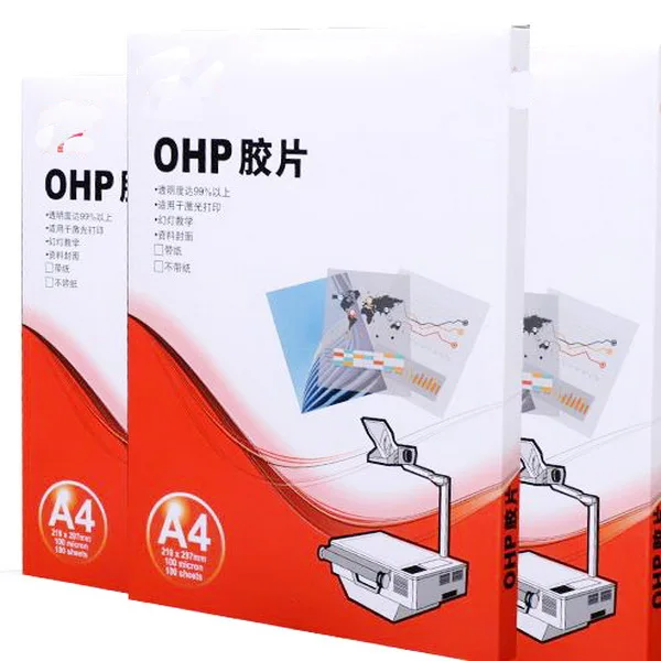  Лидер продаж пленка для лазерной печати OHP формата A4/A3
