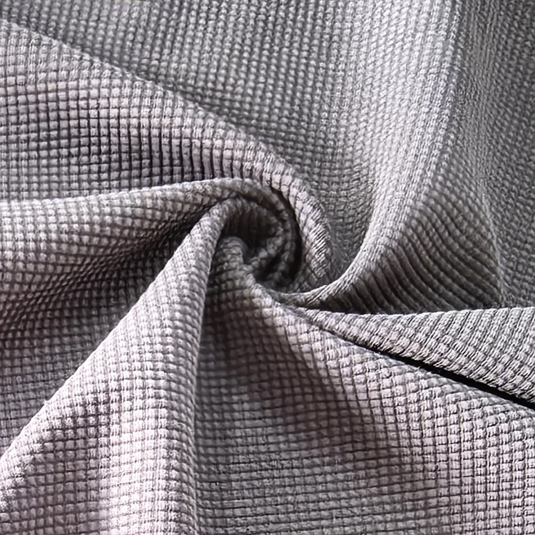 Custom Anti-bacterial Anti-Odor Polyester Cotton Tencel Elastane Knitted Waffle Interlock Fabric for Clothing Pants Tops