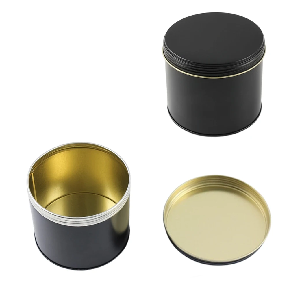 New Design High Quality Tinplate Round Tin Box Custom Coffee Tin Can Packaging Metal Tins With Lid