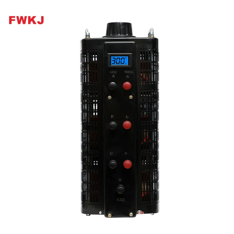 High Quality Factory Price Black Color TSGC2 30KVA three phase Variac transformer 380V ac automatic voltage regulator