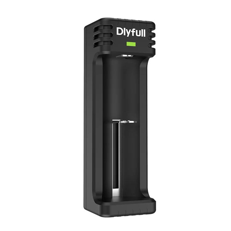 Dlyfull LED Micro USB Universal 3.7V Universal 18650 Battery Charger for Li-ion Rechargeable Batteries