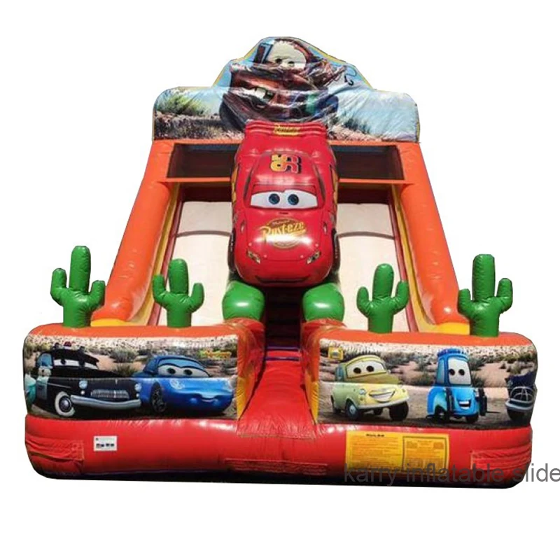Car Inflatable Castle Slide Outdoor Inflatable Castle Slide Combination Discount Promotion