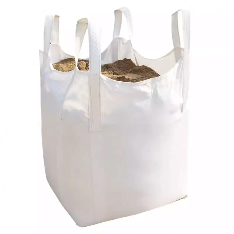 Производство объемных пакетов FIBC 1 и 2 петли 4 объемные сумки Jumbo Bags тонны дефлектора