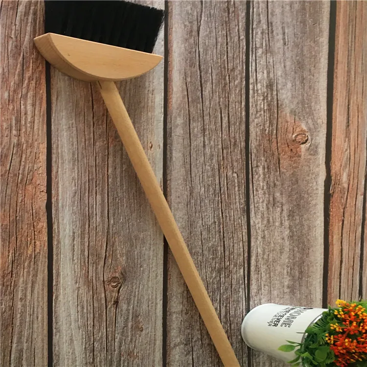 fsc Wooden Broom with short Natural Wooden Broom Handle