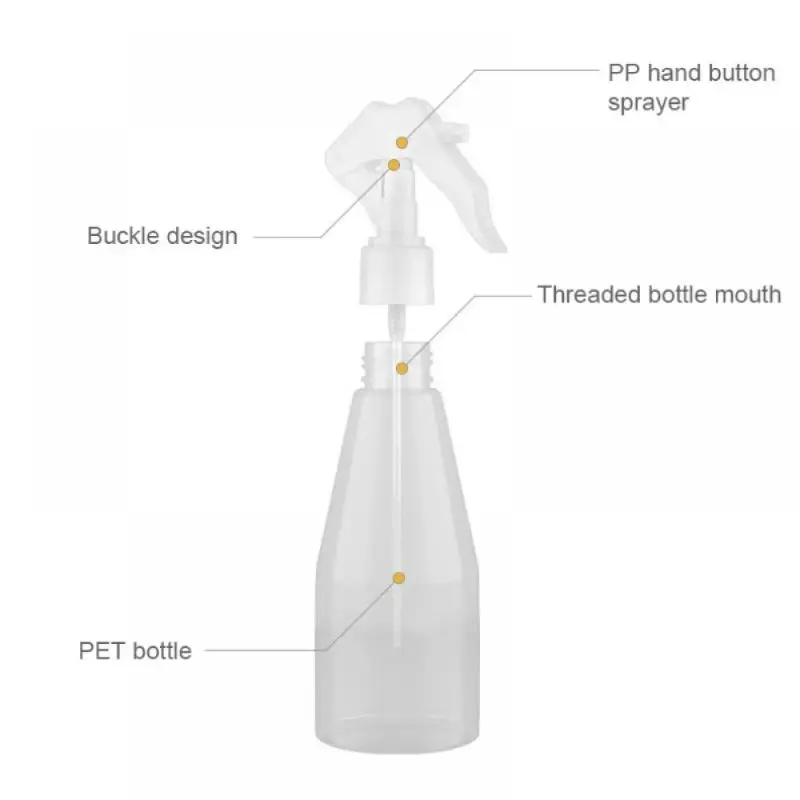 Wholesale Empty Plastic Spray Bottles, Pet Bottle With Fine Mist Sprayer Chloroform