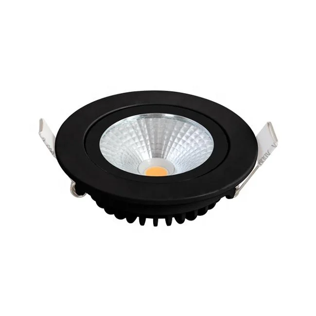 5W Aluminum Super Thin 2000-3000K Dim To Warm Waterproof IP54 Led COB Downlight Spotlight For Bathroom Moisture Space