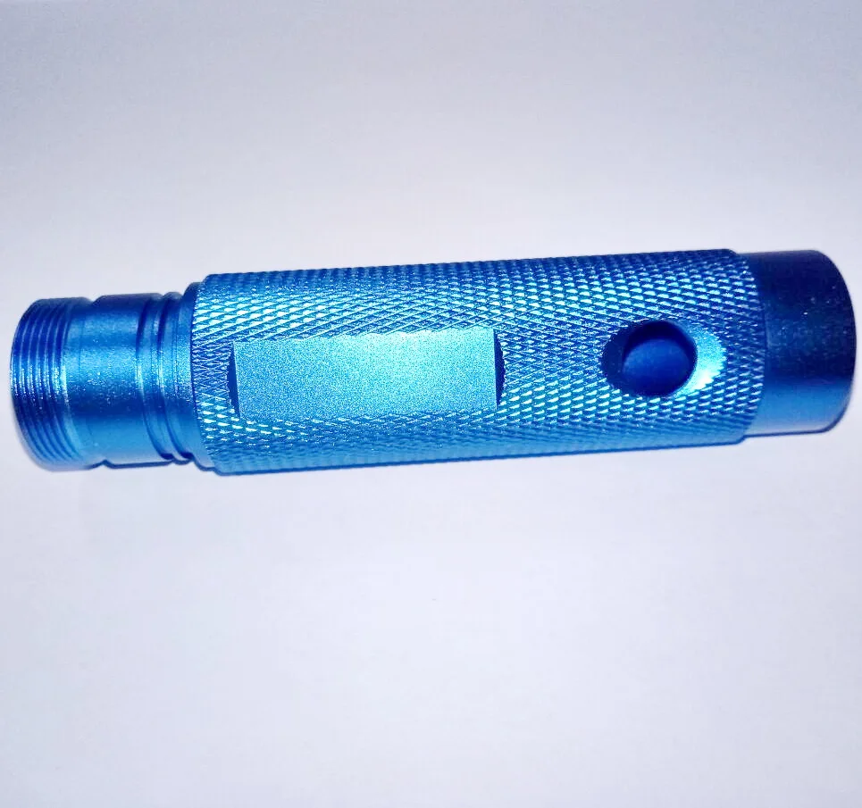 flashlight aluminum barrel lenses tube cylinder lens adapters cnc turning optical parts