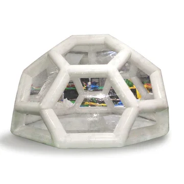 Hot sale  inflatable geodesic dome transparent bubble tent clear 3/4/5 m dome tent for event