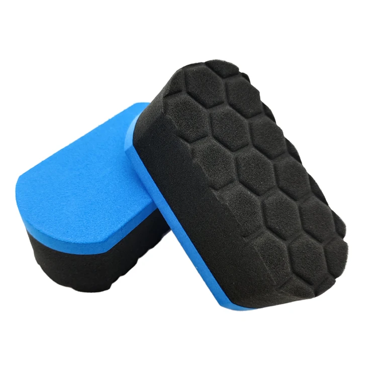 Blue and Black Thick Car Wash Sponge Detailing Car Cleaning Auto Care Maintenance Wax Foam Polishing Pad Car Detailing