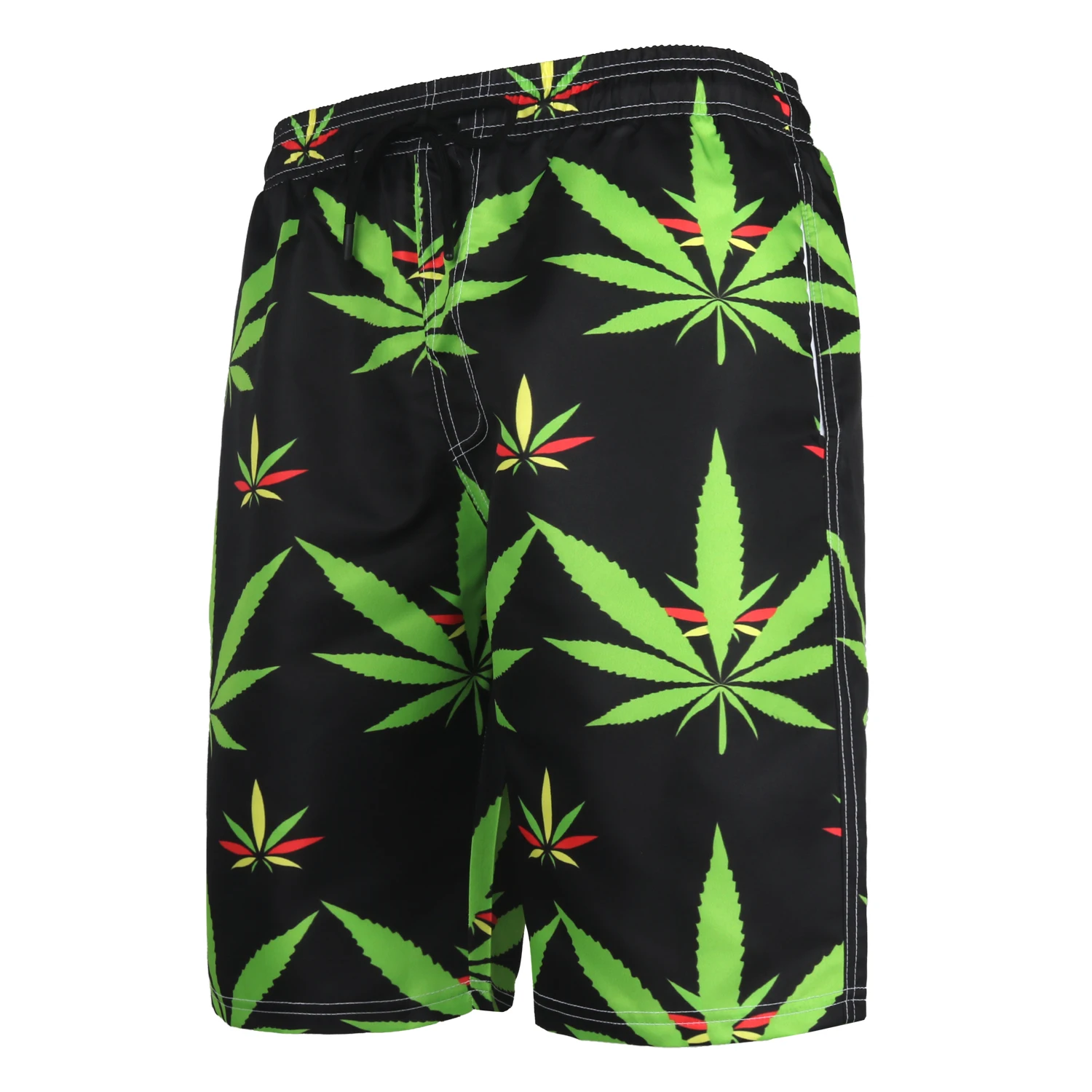 Wholesale Logo Custom Sublimation Made 4 way stretch printed Blank Surf Hurley Men Swim Board Beach Short Trunks Boardshort