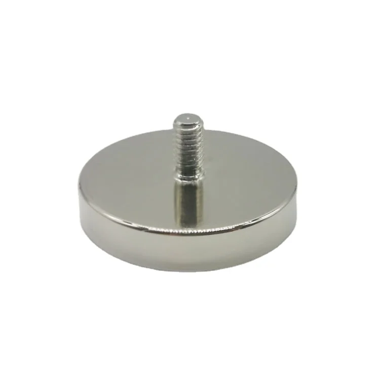 Super strong magnet holding pot Magnet with Male Threaded Stud