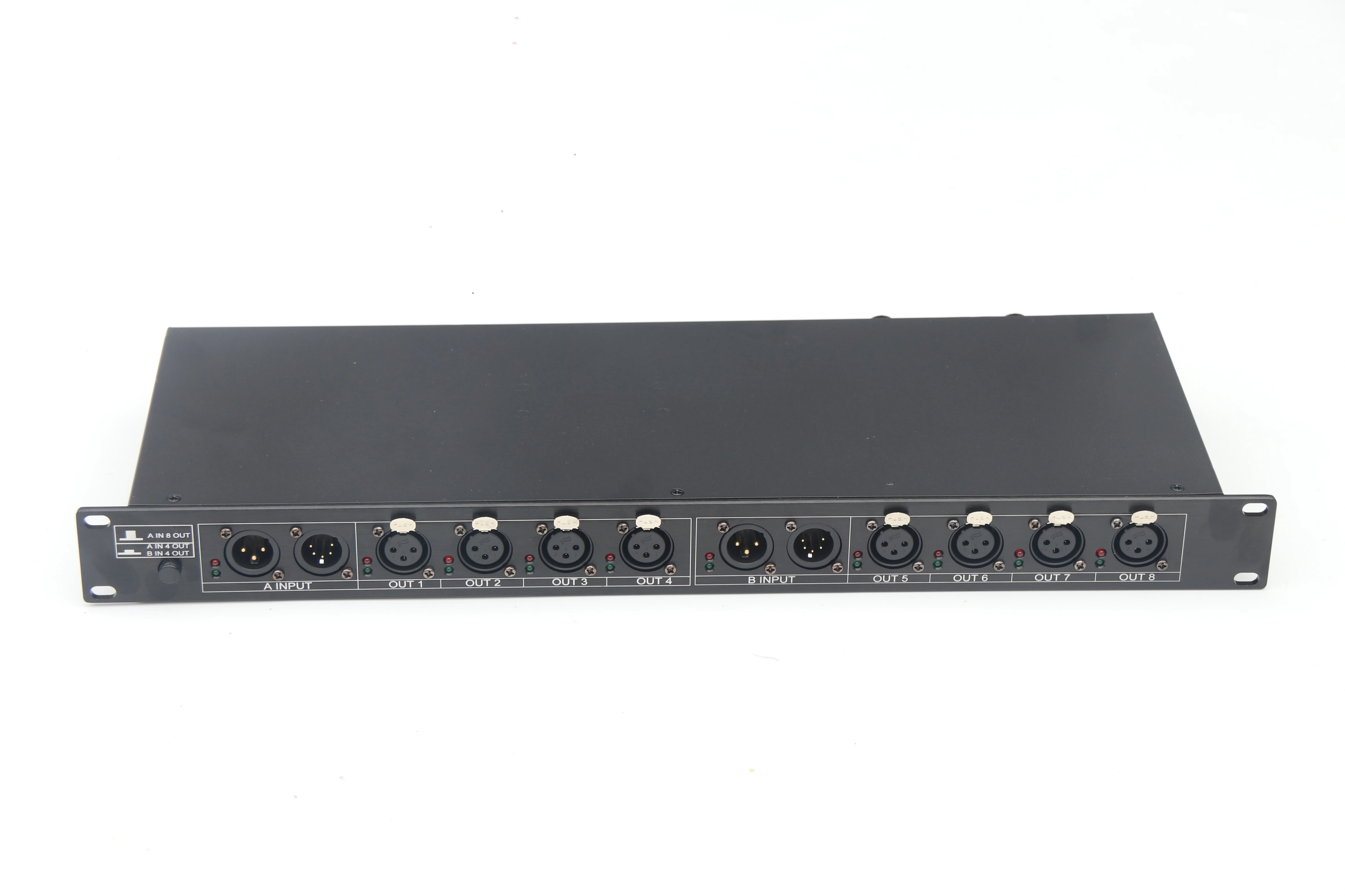 Updated Version Profesional  3 or 5 pin DMX Isolated Splitter 8/12/16  way dmx signal splitter true 1 input