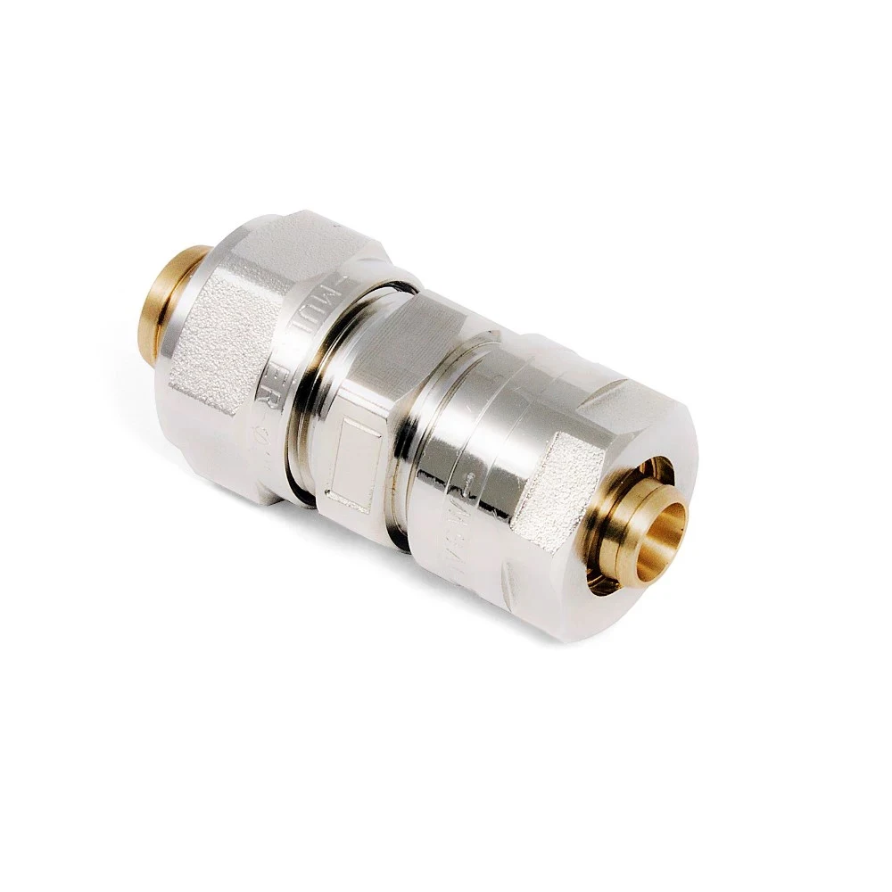 Nickel Plated Plumbing Brass Compression Fitting for Hdpe Pipe Brass Pipe Fitting