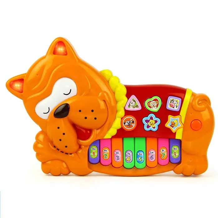 ChuangFa toys Wholesale Musical Instruments Kids Electric Keyboard Cartoon Duck Shaped Piano Animal Shape