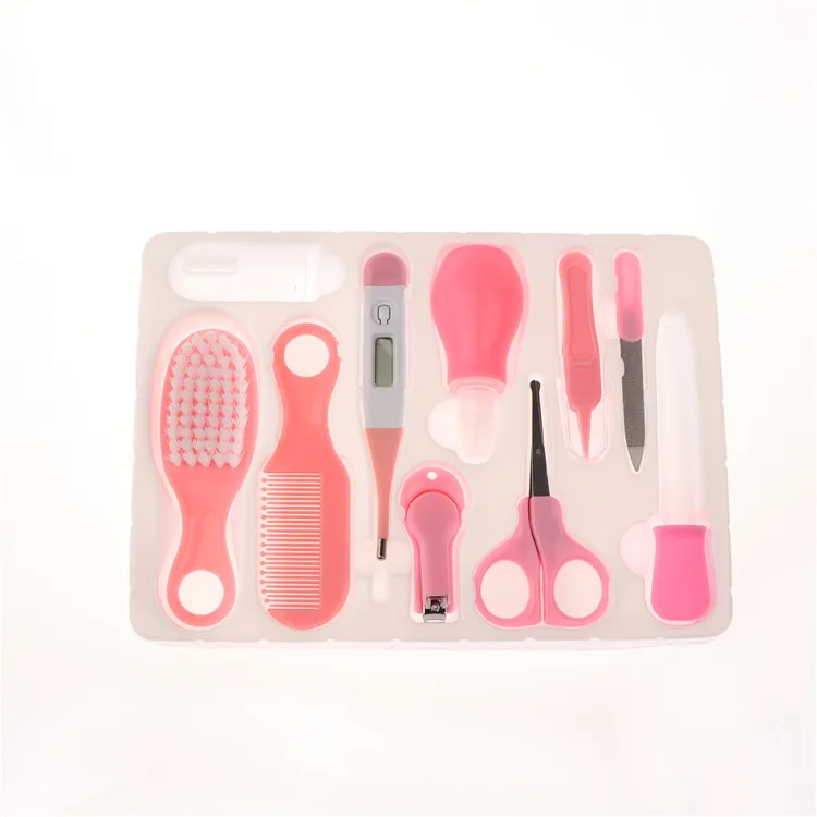 Baby Safety Product 6/8/10 pcs Baby Grooming Scissors Nail Clipper Manicure Care Set