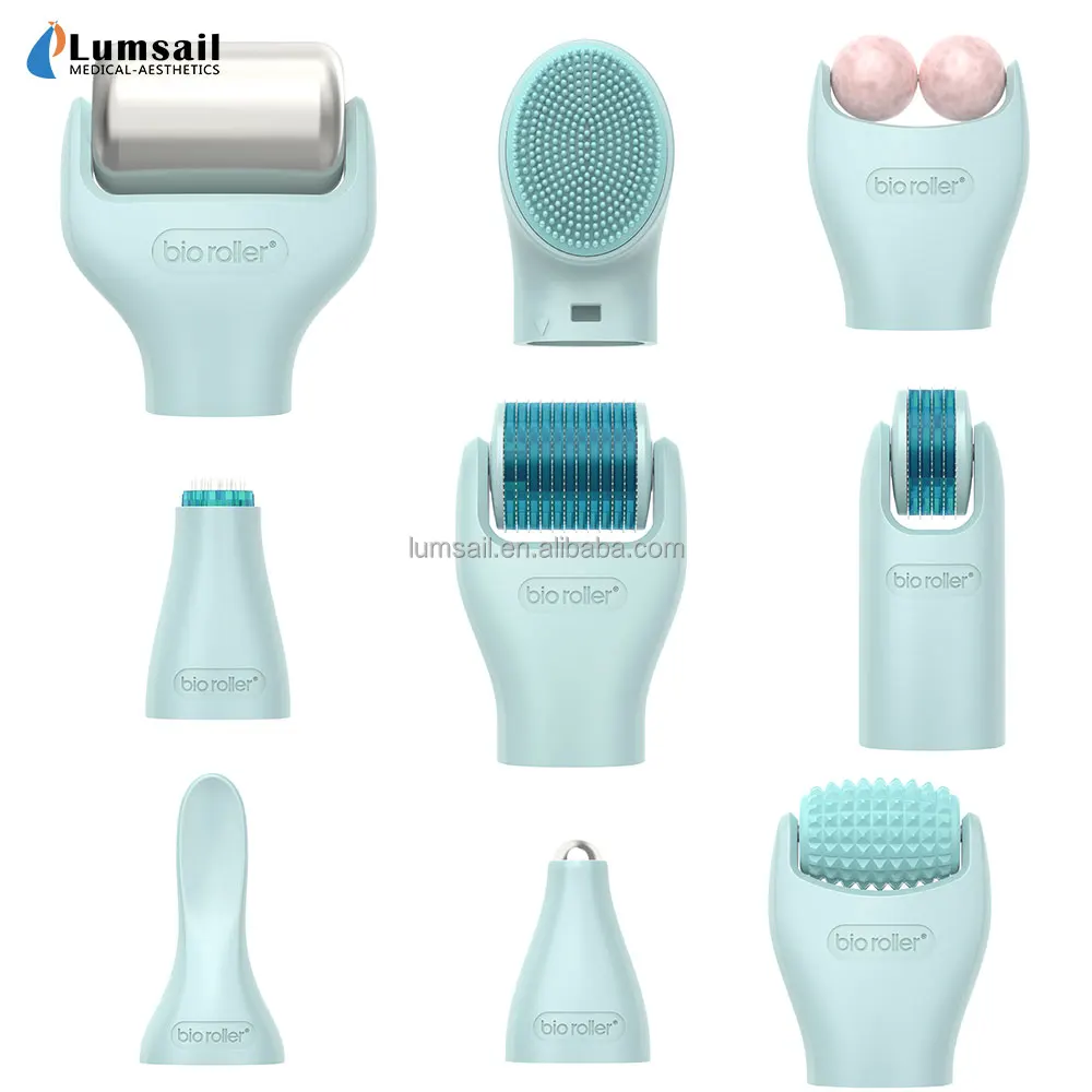 Facial Massage Roller 10 in 1 Micro Needle Derma Roller OEM Factory
