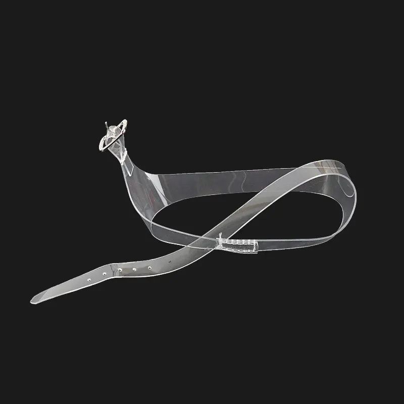 Detachable TPU Transparent Shoe Straps with Buckle High Heels Anti Slip Shoe Strings Ankle Shoelace Replacement Accessories