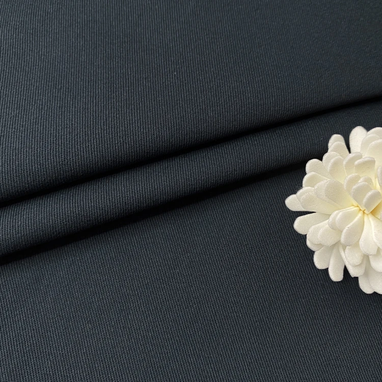 Хлопчатобумажная ткань с хлопчатобумажным покрытием 20SX16s, прочная ткань для пальто и брюк, однотонная с карманами, цвет