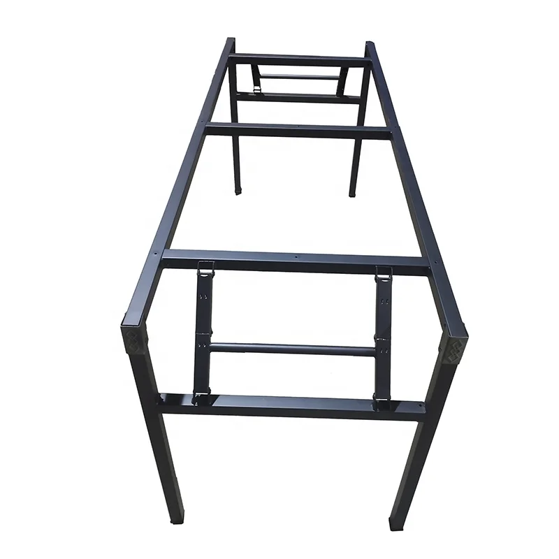 Factory Direct Sale Industrial Style Folding Restaurant Table Frame Steel Metal Foldable Dining Table Frame Legs