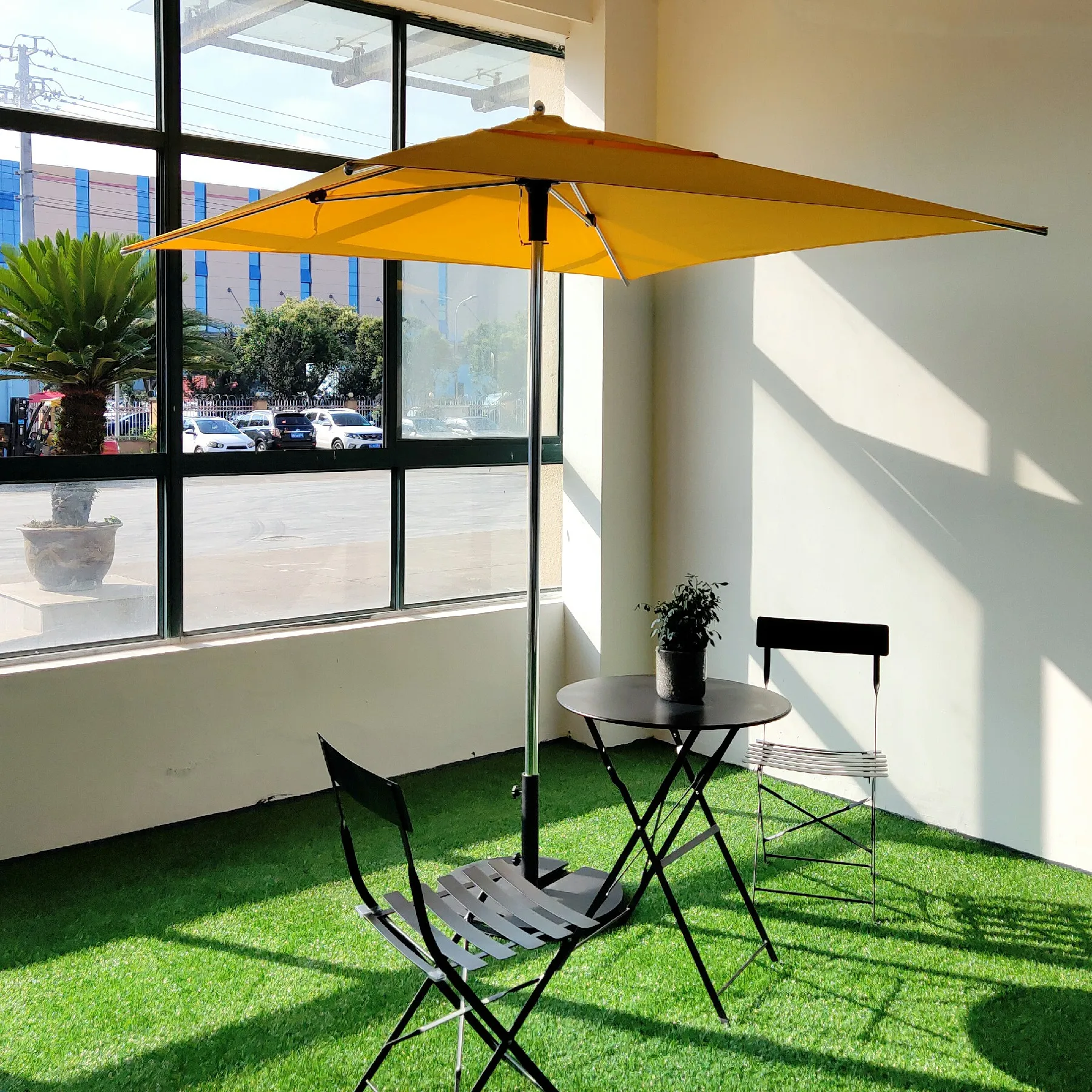 Зонты 2x2 м с принтом, уличный зонтик от солнца, пляжные зонты для сада