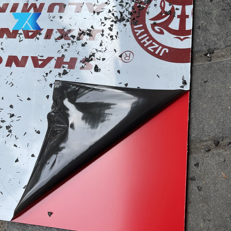 printed with your logo polyurethane composite board transparent pe film for protect pet sheet protection