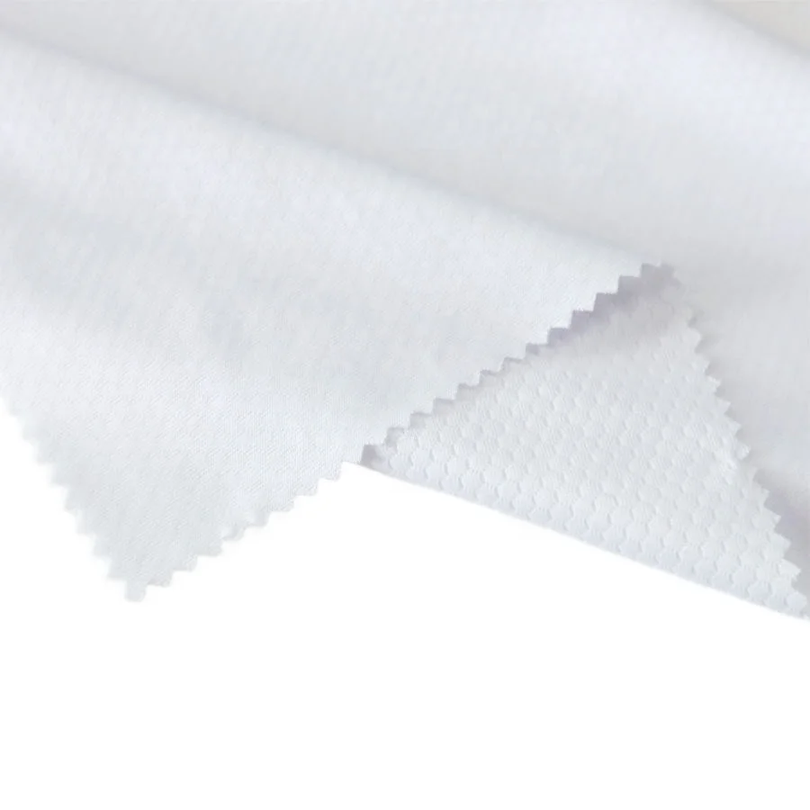 Thin and silky white 30d satin chiffon fabric printing material for making sportswear digital printing