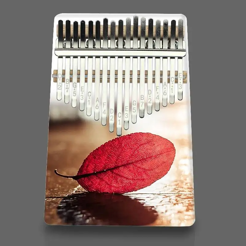 Color painting kalimba musical instrument maple Kalimba 17 Keys Thumb Piano