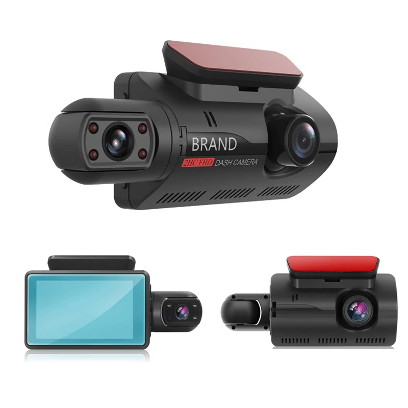 Hot sale Full HD 1080P Dual Lens Car DVR Front and Inside Camera Video Car Black Box Dash Cam