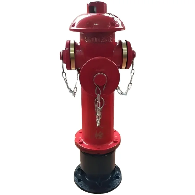 Gost wet barrel fire hydrant set with valve