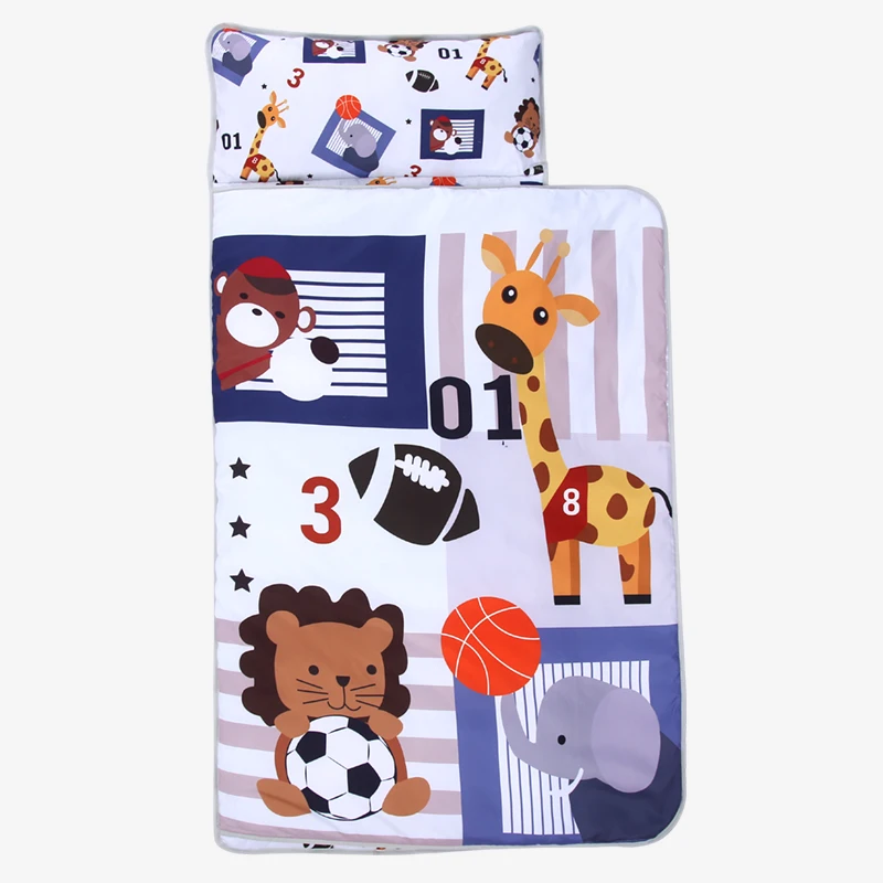Chinese manufacturer removable indoor soft light weight kids toddler daycare nap mat